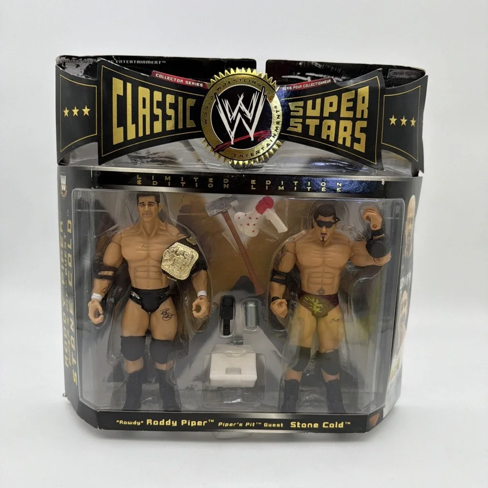 WWE Randy Orton Batista Action Figures Jakks Classic Superstars Accessories